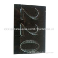 Black Galaxy Granite Signage, Used As Number Plate for House Indication/with Numbers Sand Blasted